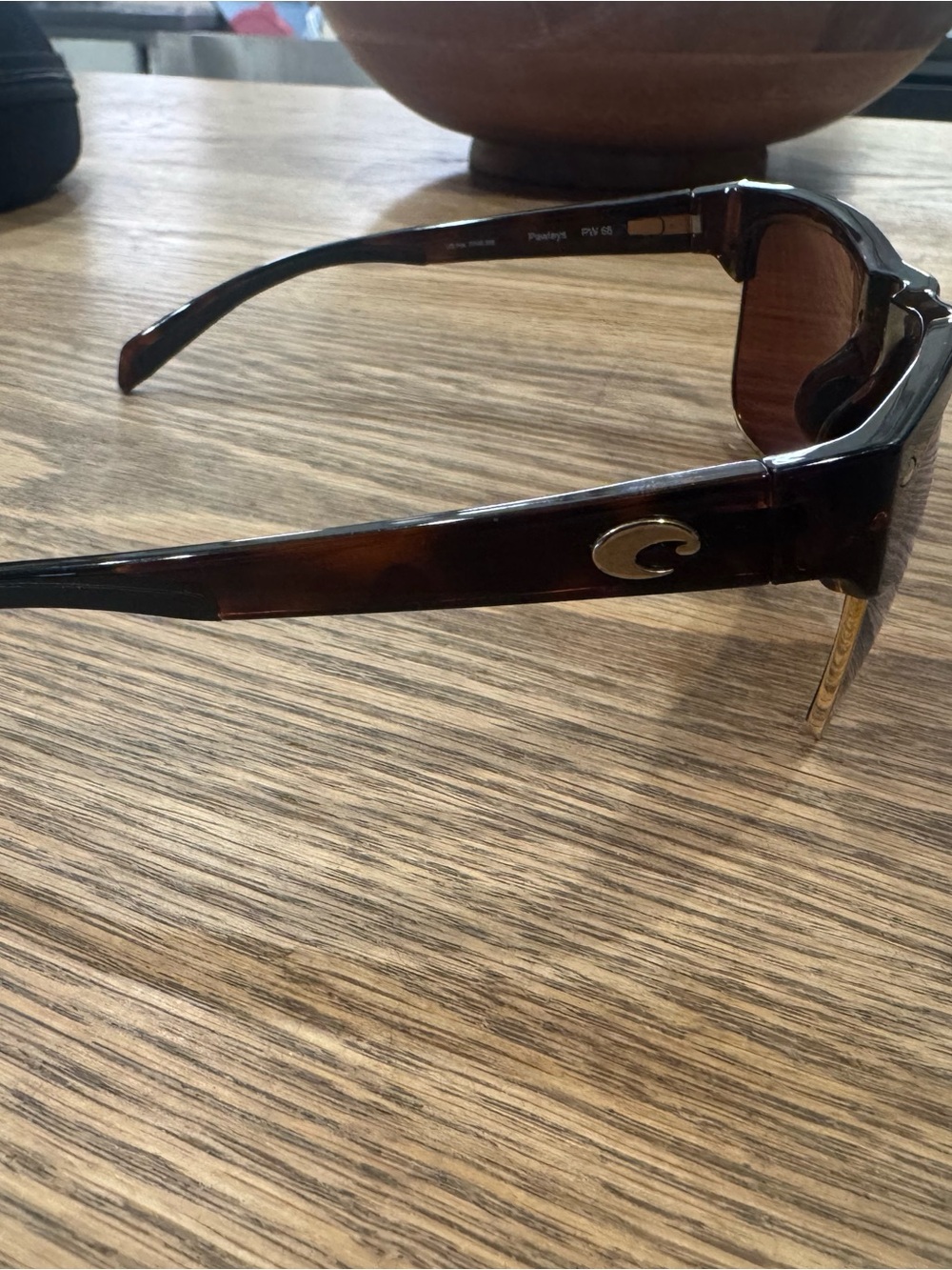 Costa Green Mirrored Lens Sunglasses with Brown Frame - Picture 4 of 4